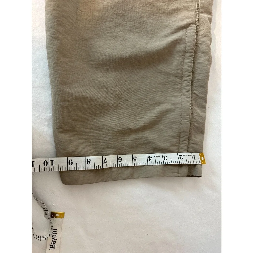 The North‎ Face Mens 38 X32 Nylon Convertible Pants Brown Outdoor Hiking
